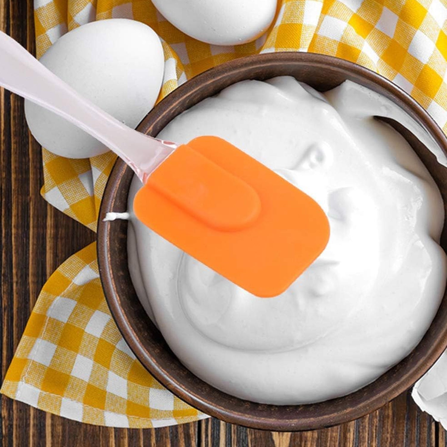 5882 Silicone Spatula for Baking, 1 Pc Rubber Spatula Pancake Spatula Heat Resistant Kitchen Utensils for Cooking Non-Sticky Big Baking Spatula Set Food Grade, BPA Free (24 Cm) 5882 Silicone Spatula for Baking, 1 Pc Rubber Spatula Pancake Spatula Heat Resistant Kitchen Utensils for Cooking Non-Sticky Big Baking Spatula Set Food Grade, BPA Free (24 Cm)